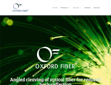 Tablet Screenshot of oxfordfiber.com